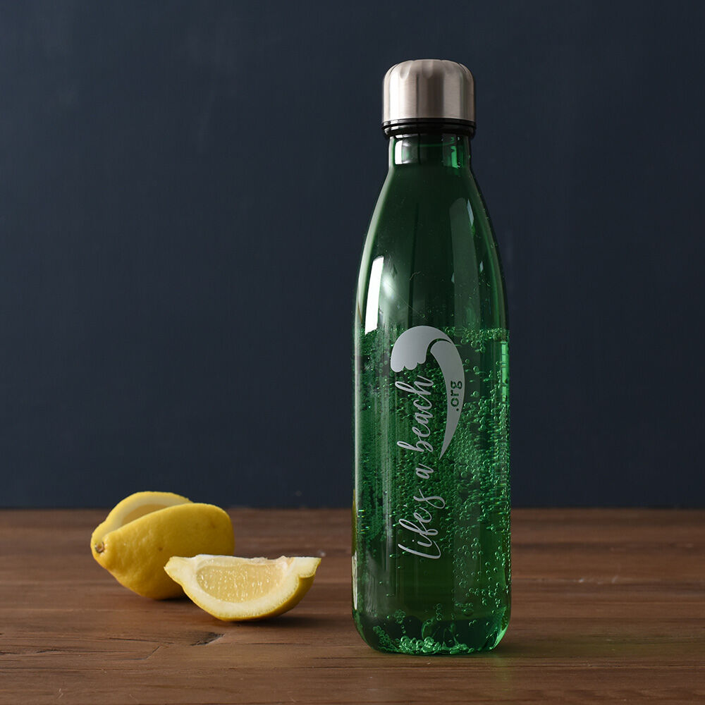 Life's a Beach Tritan Water Bottle 720ml Green