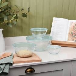 Main image for image of Glass Mixing Bowl Set 4 Piece