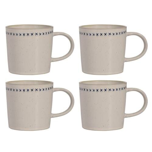 ProCook Stoneware Mug Set of 4 Black ProCook