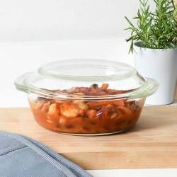 Secondary image for image of Glass Ovenware Casserole Dish 22cm / 2L