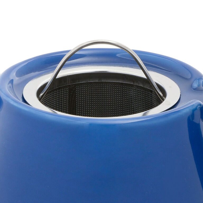 Cafe Collection Loose Leaf Teapot Blue ProCook