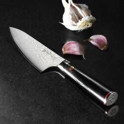 Secondary image for image of Damascus 67 Chefs Knife 15cm / 6in