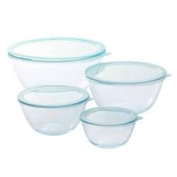 Secondary image for image of Glass Mixing Bowl Set 4 Piece