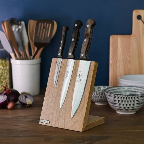 ProCook by Tramontina Knife Set 3 Piece and Magnetic Block