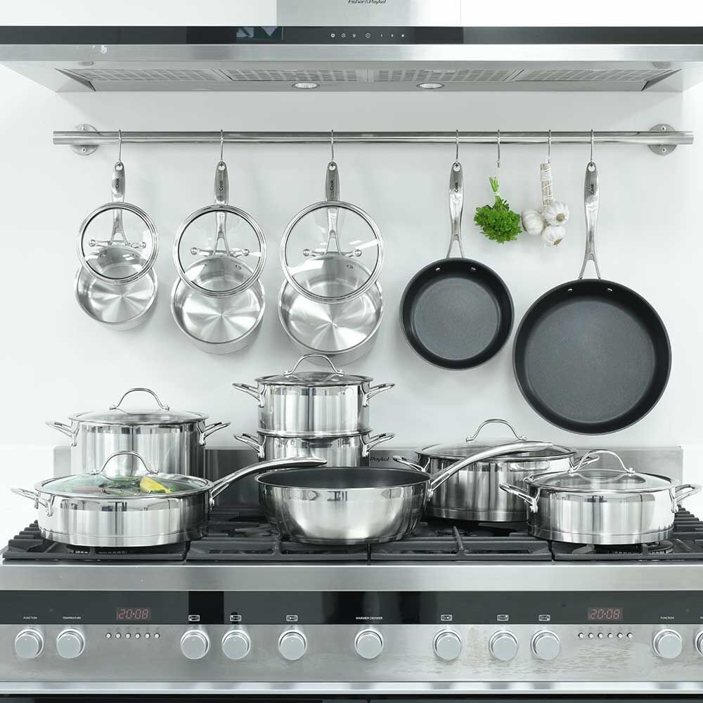 Professional Stainless Steel Cookware Set 12 Piece
