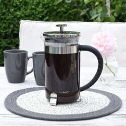 Secondary image for image of Glass Cafetiere with Softgrip Handle 8 Cup / 1L