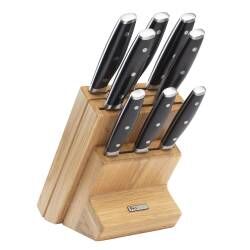 Main image for image of Elite AUS10 Knife Set 8 Piece and Wooden Block