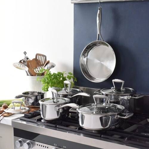 Elite Tri-ply Cookware Set Uncoated 6 Piece