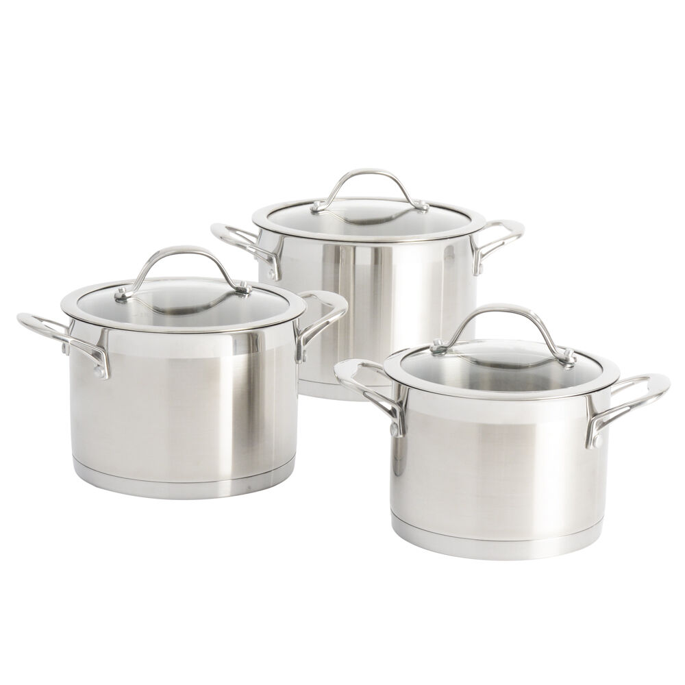 Professional Stainless Steel Saucepan Set 2 Piece | Professional ...