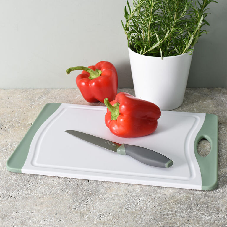 Designpro Non Slip Chopping Board 37cm x 25cm Sage | ProCook Designpro ...