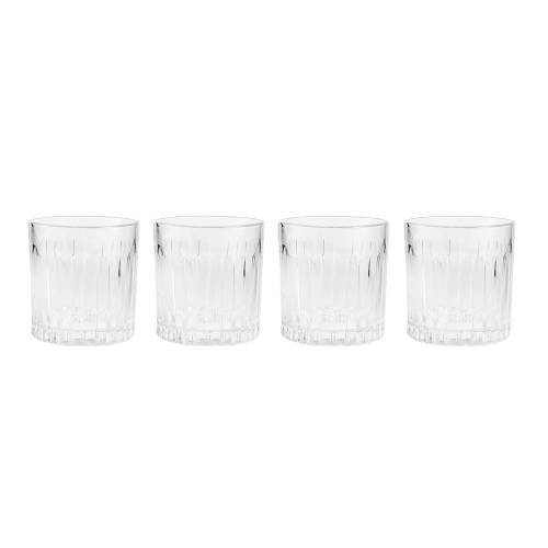 Savona Clear Ribbed Tumblers