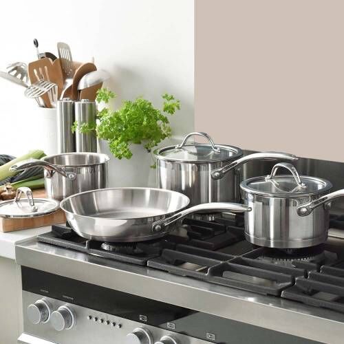 Professional Stainless Steel Cookware Set - Uncoated 4 Piece - S2039