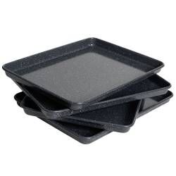ProCook Non-Stick Granite Baking Tray Set - 4 Piece 36 x 27cm