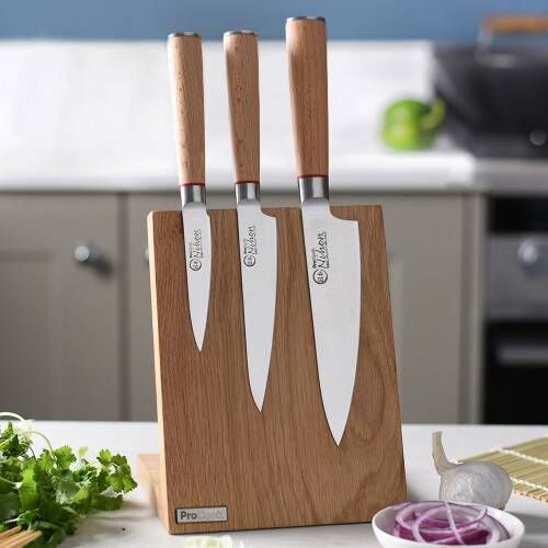 Nihon X50 Knife Set 3 Piece and Magnetic Block