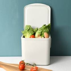 Secondary image for image of Grey Compost Bin 17 x 17cm