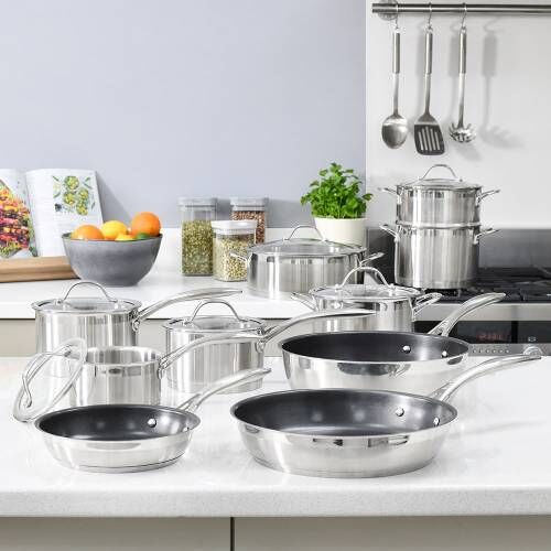 Professional Stainless Steel Cookware Set 10 Piece